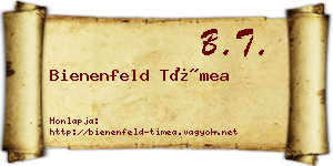 Bienenfeld Tímea névjegykártya